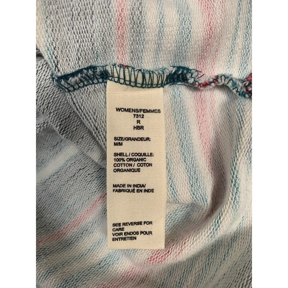 Womens Woolrich Beach Pullover Hoodie Multicolor Kangaroo Pockets